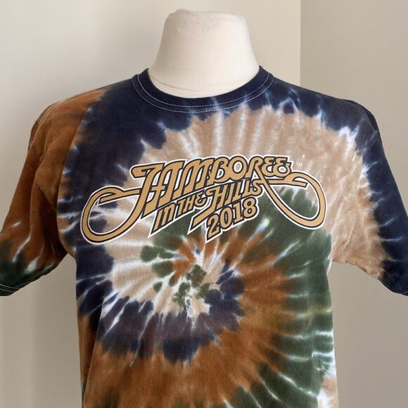 JAMBOREE IN THE HILLS Tie-Dye Graphic T-Shirt Boyz Sz XL Music Festival - Picture 3 of 7